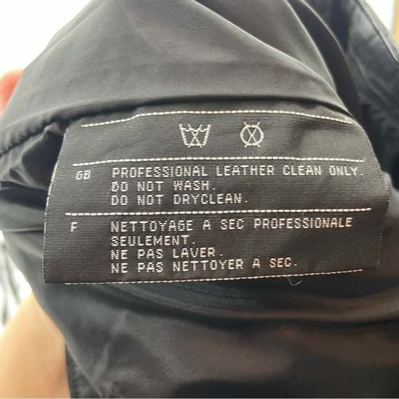 Harley Davidson Black Leather Pants Sz 2 Inseam 30.5” moto biker - Picture 2 of 11